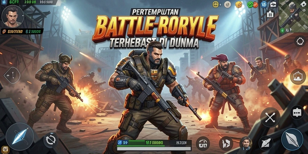 Tangkapan layar gameplay mendebarkan di 6CF dengan aksi pertempuran intens.