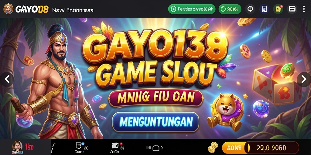 Screenshot GAYO138 menampilkan gameplay Slot yang seru.