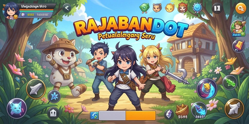Tangkapan layar gameplay menampilkan karakter Anime dalam aksi.