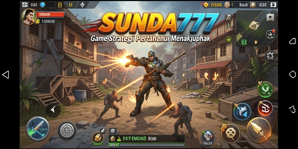 Tampilan gameplay menakjubkan dari SUNDA777 dengan strategi pertahanan yang mendebarkan.