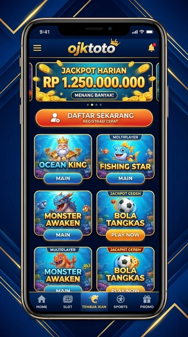 Tampilan katalog aplikasi terbaru di ojktoto.